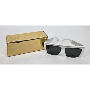 New Vintage Frames Company Corey Shapiro Love/Hate Sunglasses White/Silver